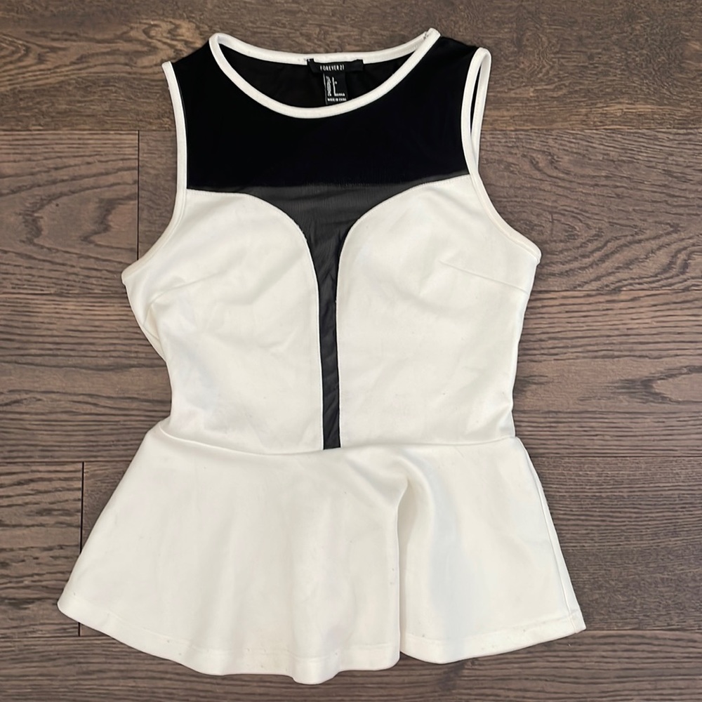 White forever 21 top